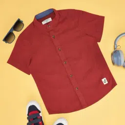 Pantaloons Junior Rust Shirt image 3