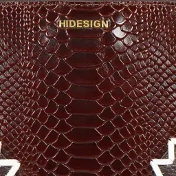 Hidesign Brown GINZA EOSS Animal Effect Small Leather Satchel image 5