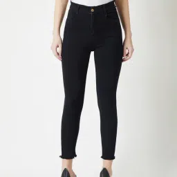 Miss Chase Black Cotton Jeans-image-36