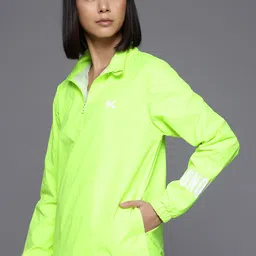 HRX by Hrithik Roshan Rapid-Dry Training Half Zipper Jacket image 3