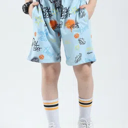 Monte Carlo Boys Floral Printed Outdoor Shorts-picture-36