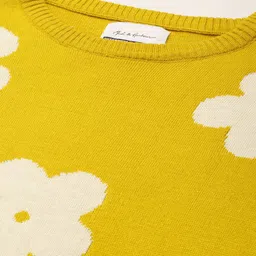 Mast & Harbour Floral Printed Acrylic Sweater Dress image 2