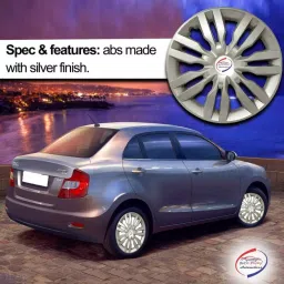 Auto Pearl R13 Press Type With Retention Ring PTAC382 Wheel Cover for Maruti Baleno 51 cm image 2
