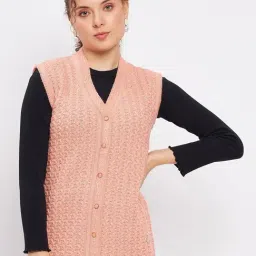 Duke Peach Self Pattern Cardigan-picture-12