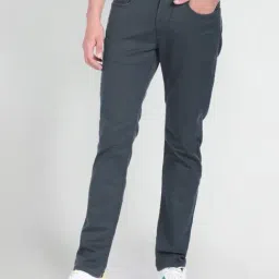 U.S. Polo Assn. Denim Co. Grey Cotton Slim Tapered Fit Jeans-picture-38