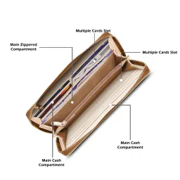 Lavie Womens Beige Mono Wallet (S) image 4