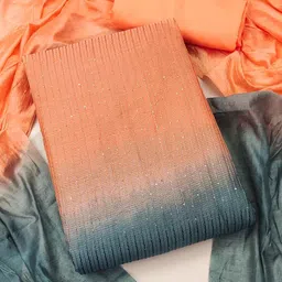 SAINOOR Embroidered Pure Cotton Unstitched Dress Material-picture-32