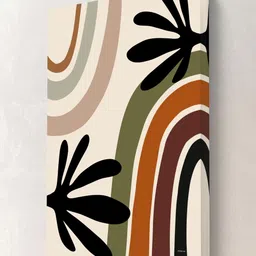 Myntra Elegant Homes Cream-Coloured Canvas Wall Paintings image 4