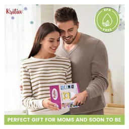 Kritiu Baby Silicone Teether Fruit Nibbler & Combo Pack Of 5 Non Toxic BPA Free Teething Toys - Multicolor image 4