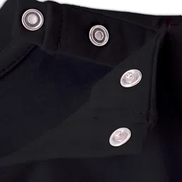 BLUSHES 100% Cotton Fathers Day Theme Half Sleeves I Have A Super Papa Text Printed Tee - Black image 5