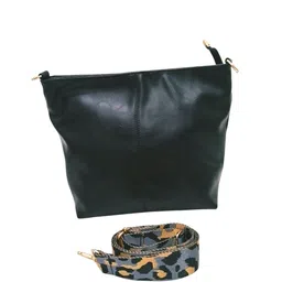 ARDAN Women Solid Structured Tote Bag image 3