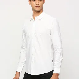 Pepe Jeans White Cotton Regular Fit Shirt image 3