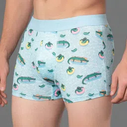 Red Tape Blue Printed Trunks image 3