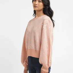 Levi's Peach & White Printed Sweater image 3