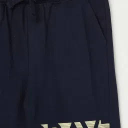 Fame Forever by Lifestyle Kids Navy Cotton Printed Shorts image 3