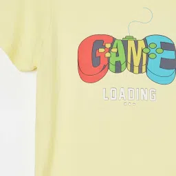 Fame Forever by Lifestyle Kids Cream Cotton Printed Tee image 3