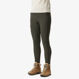 FORCLAZ By Decathlon Olive Plain Leggings image 3