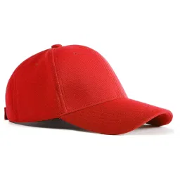 Omtex Unisex Polo Polyester Cap (Ruby Red) Size - Free Size image 3