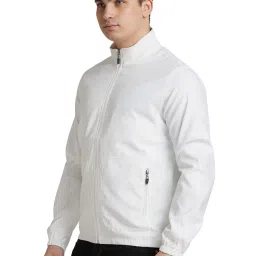 Park Avenue White Regular Fit Jacket image 3