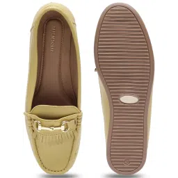 Allen Solly Women's Yellow Casual Loafers image 3