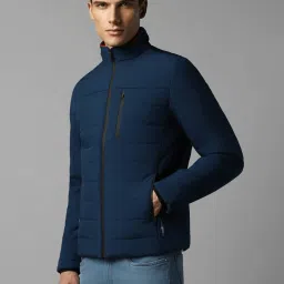 Louis Philippe Sport Mid Navy Regular Fit Quilted Jacket image 3