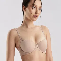 Calvin Klein underwear Cedar Solid padded Balconette Bra image 2
