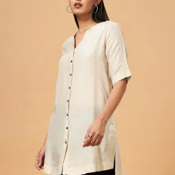 Marigold Lane Off-White Regular Fit Tunic image 3