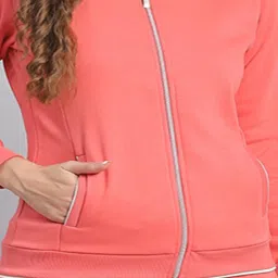 Monte Carlo Coral Cotton Blend Regular Fit Tracksuit image 3