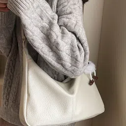 LULU & SKY Structured Handheld Bag with Quilted image 5