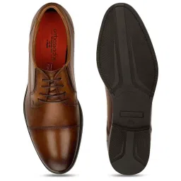 Ambassador by Bata Men's Legate Brown Derby Shoes image 3