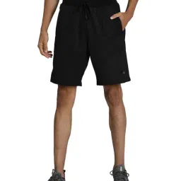 Puma Active 9" Black Regular Fit Printed Shorts-image-13