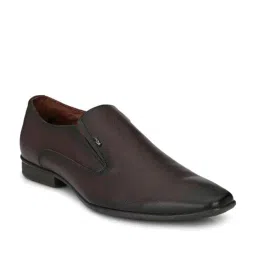 Hitz Men's Brown Formal Slip-ons-image-92