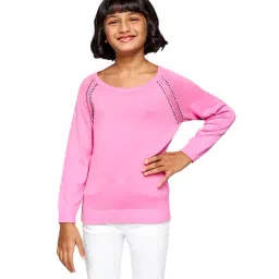 Global Desi Girl Pink Embellished Top-image-65