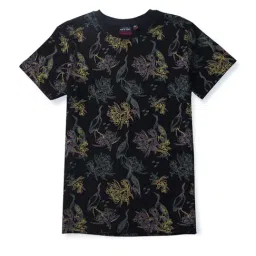Gini & Jony Kids Black Printed T-Shirt-picture-31