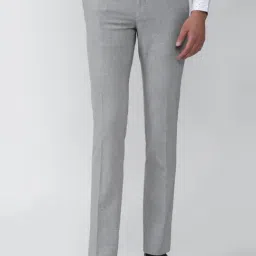 Van Heusen Grey Slim Fit Trousers-picture-13