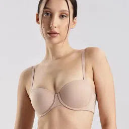Calvin Klein underwear Cedar Solid padded Balconette Bra image 4
