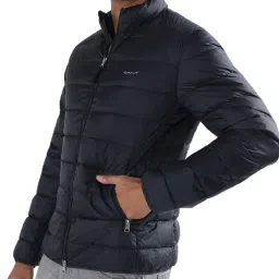 Gant Navy Regular Fit Quilted Quilted Jacket image 3