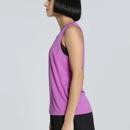 Puma Purple Regular Fit Top image 3