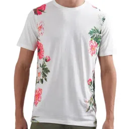 Lindbergh White Cotton Regular Fit Printed T-Shirt-picture-23