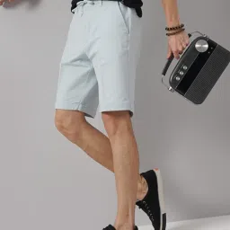 Celio Blue Loose Fit Shorts image 3