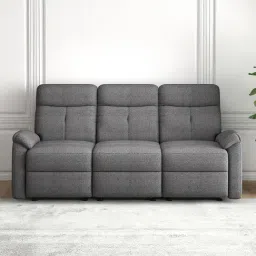 Durian Jensen Dark Grey Fabric Reclining Sofa-picture-24