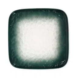 Smokey Cocktail Green Ceramic Square Serving Platter image 3