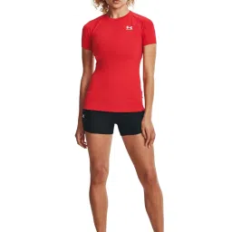 Under Armour Red Regular Fit Sports T-Shirt image 3
