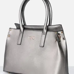 Allen Solly Silver Solid Free Size Handbag image 3