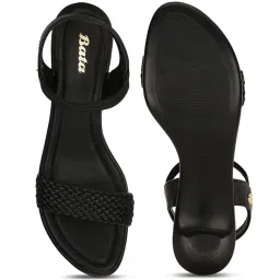 Bata Women's Black Sling Back Sandals image 3