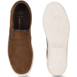 Hush Puppies by Bata Men's Brown Casual Slip-Ons image 3