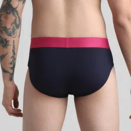 Jack & Jones Navy & Black Briefs - Pack of 2 image 3