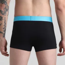 Jack & Jones Jet Black & Navy Trunks - Pack of 2 image 3