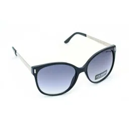 STEVE MADDEN Black Oversize Irregular Sunglasses for Women image 3