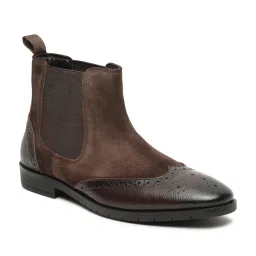 Teakwood Leathers Men's Brown Chelsea Boots image 3
